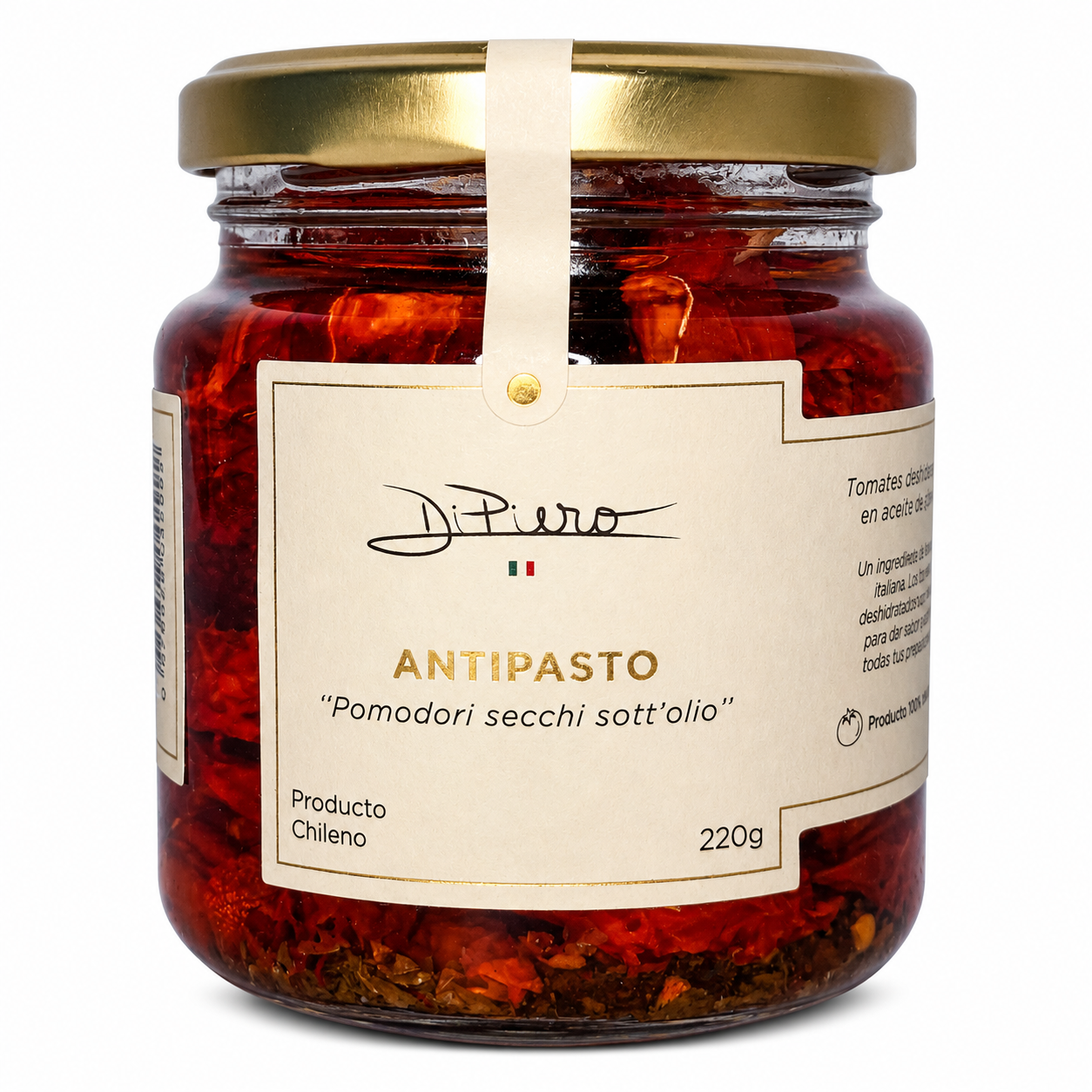 Pomodori secchi sott'olio - Tomates deshidratados y conservados en aceite